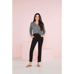 Black Opal Straight Leg Jeans by Mud Pie | size M